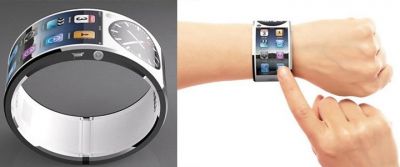 Гипкие часы Apple с экраном LG Гипкие часы Apple с экраном LG