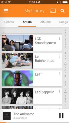 Google Play Музыка - для iPhone и iPad