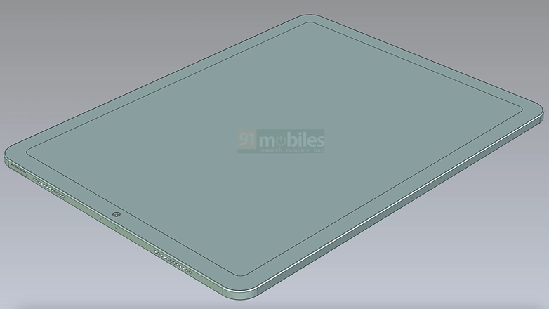 Рендеринг 12,9-дюймовой модели Apple iPad Air M3 демонстрирует сходство с iPad Air (2022 г.) / © 91Mobiles
