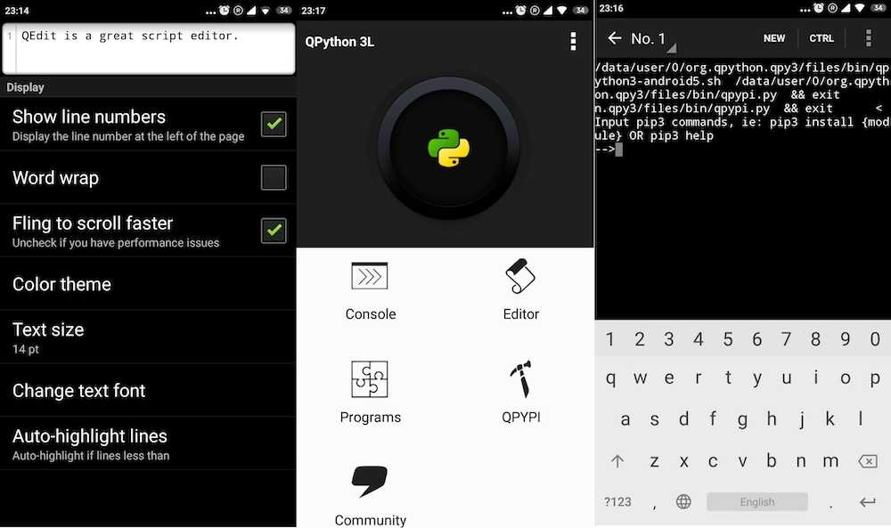 QPython 3L - Python for Android