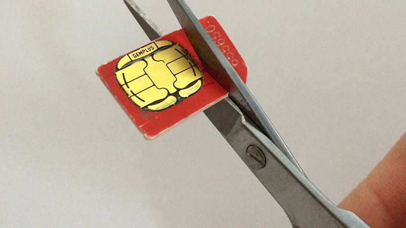 Обрезка SIM-карты