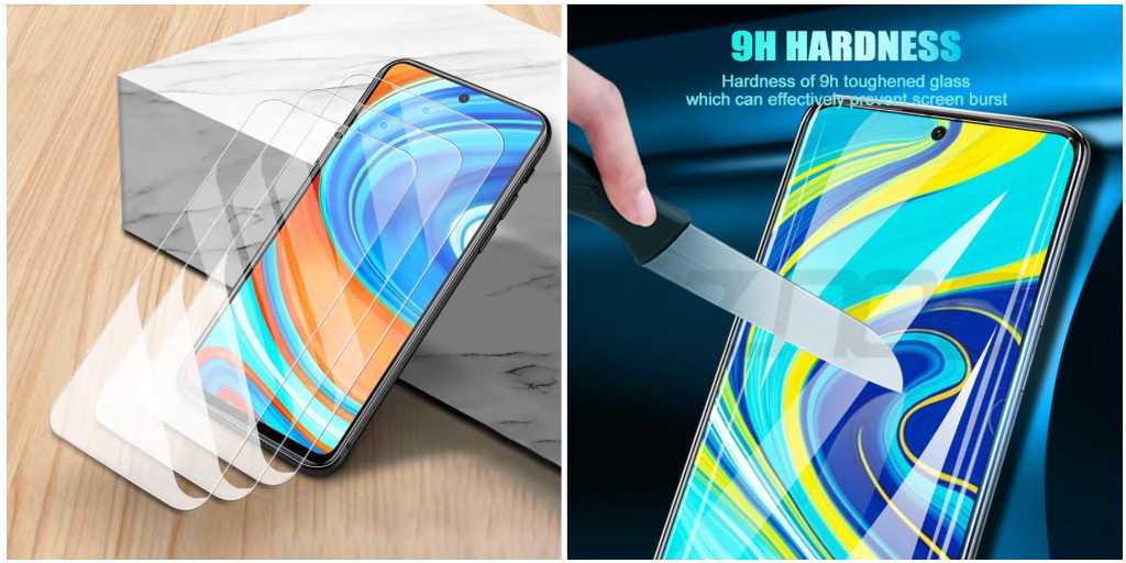Закаленное стекло для Xiaomi Redmi Note 9