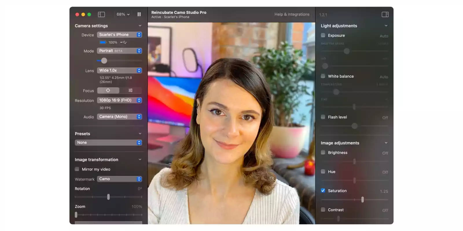 Iphone webcam for Mac