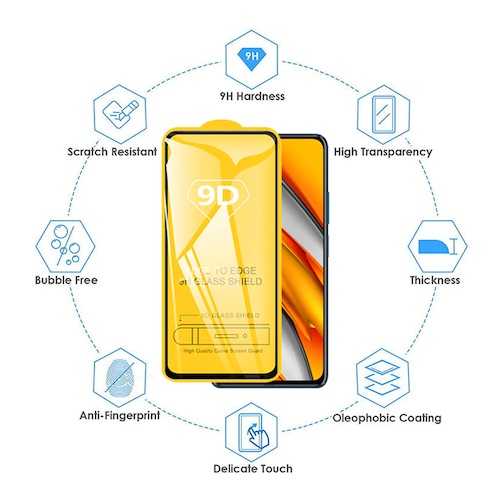 Arvin - закаленное стекло для Xiaomi Note 9