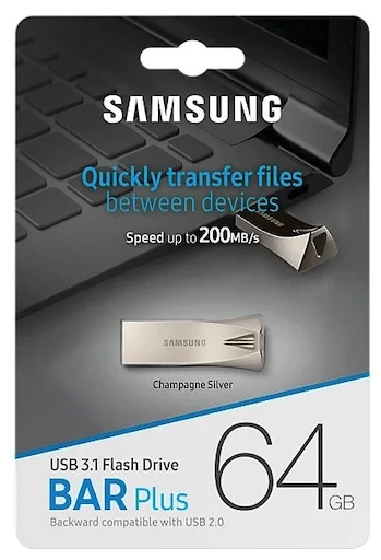 Флешка Samsung BAR Plus 