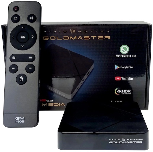 ТВ-приставка GoldMaster I-905 - Android TV box по дешевке