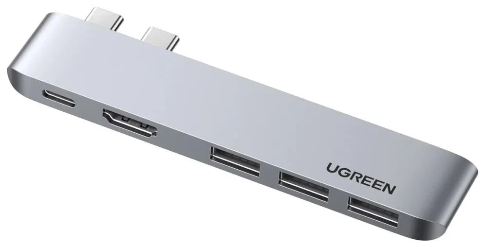 Хаб UGREEN CM251 HDMI(4K*2K@30Hz) + USB-C Thunderbolt 3