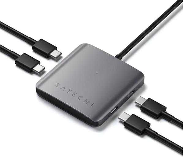 4-портовый концентратор Satechi USB-C — лучший концентратор USB-C для нескольких портов USB-C