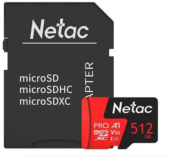 Netac:  карта microSD большой емкости