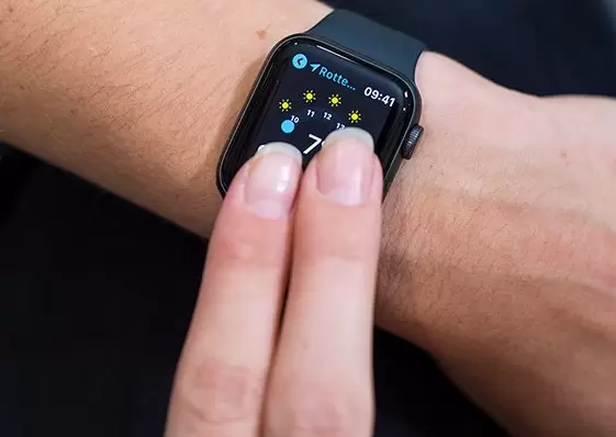 Как уменьшить масштаб Apple Watch