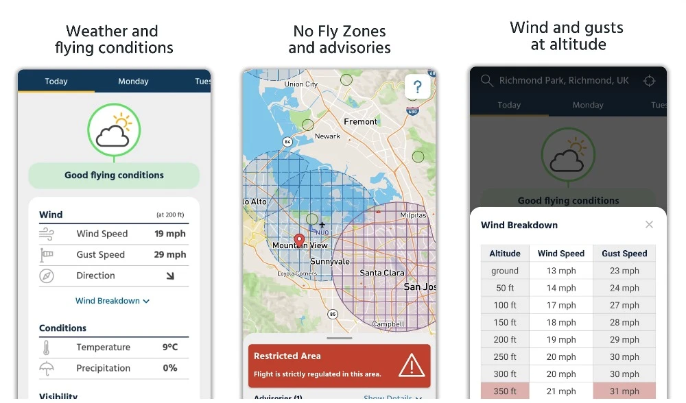 Dronecast - Weather & Fly Map