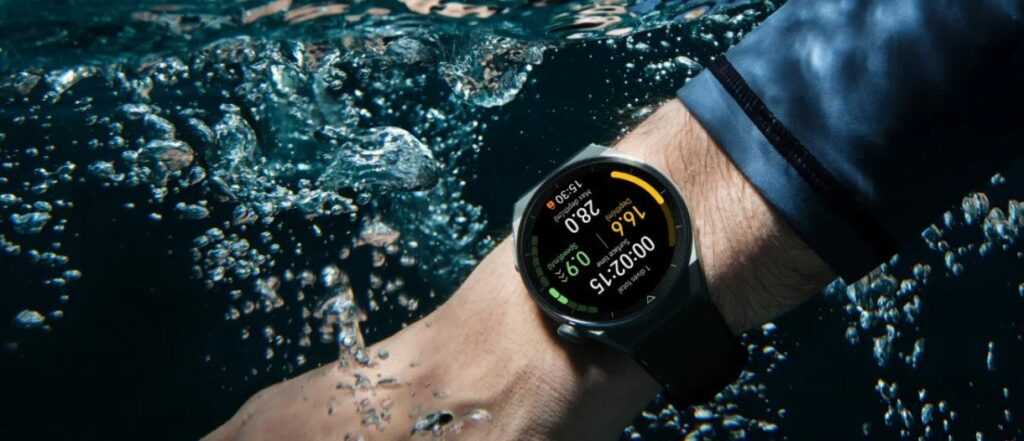 По словам производителя, Huawei Watch GT3 Pro водонепроницаемы и подходят для дайвинга.