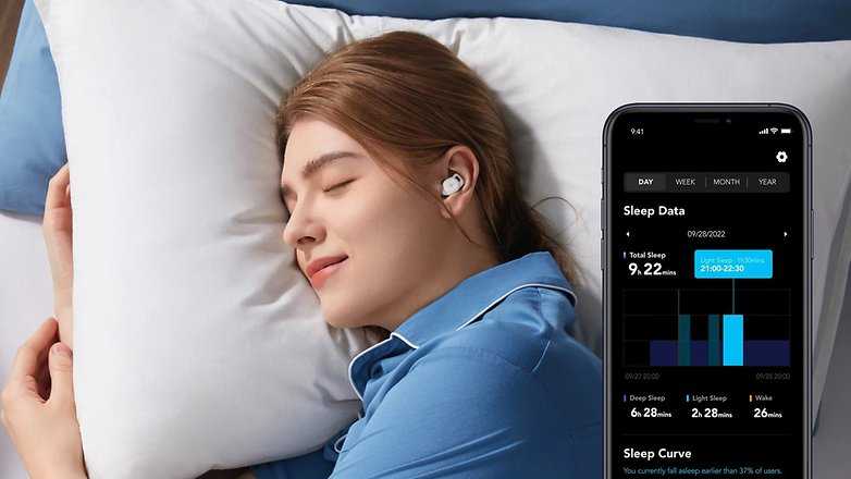Пользователи могут получить доступ к звукам сна или управлять своими данными о сне в приложении Sound core / © Soundcore
