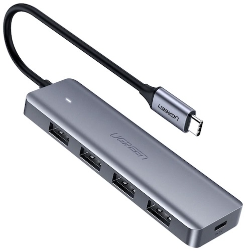 Ugreen USB-C — 4-портовый концентратор USB 3.0