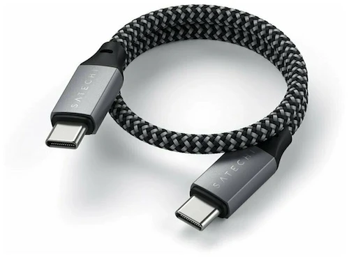 Кабель Satechi USB-C to USB-C Cable (0.25 метра)