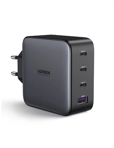 Сетевое зарядное устройство Ugreen USB A + 3 USB C 100W GaN 