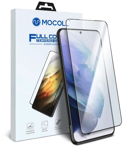 Защитное стекло MOCOLL полноразмерное 2.5D для Samsung S22