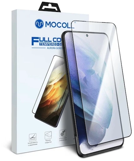 Защитное стекло MOCOLL полноразмерное 2.5D для Samsung S22 Plus