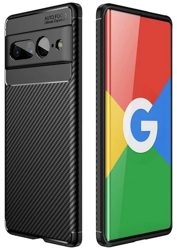 Накладка силиконовая для Google Pixel 7 Pro под карбон
