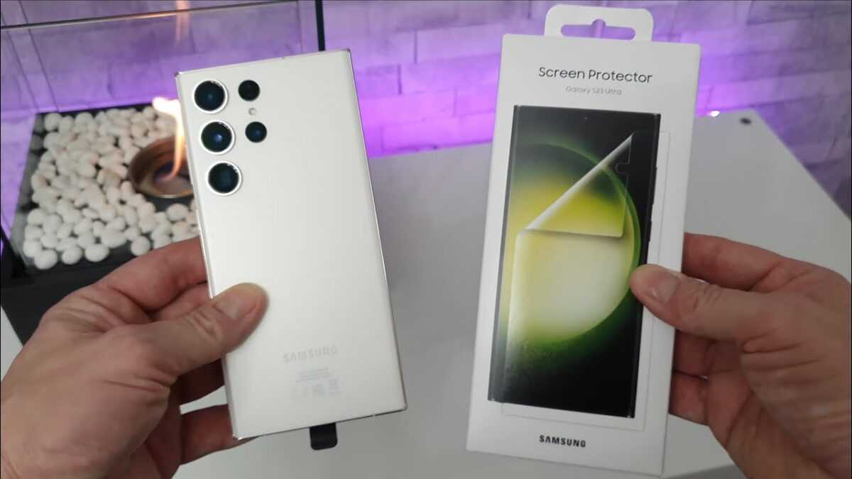 Лучшие защитные стекла Samsung Galaxy S23 Ultra в 2024 году