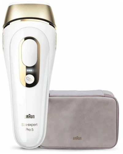 Braun Silk-expert IPL Pro 5 - Автоматически адаптирующийся фотоэпилятор для безопасного и эффективного удаления волос.