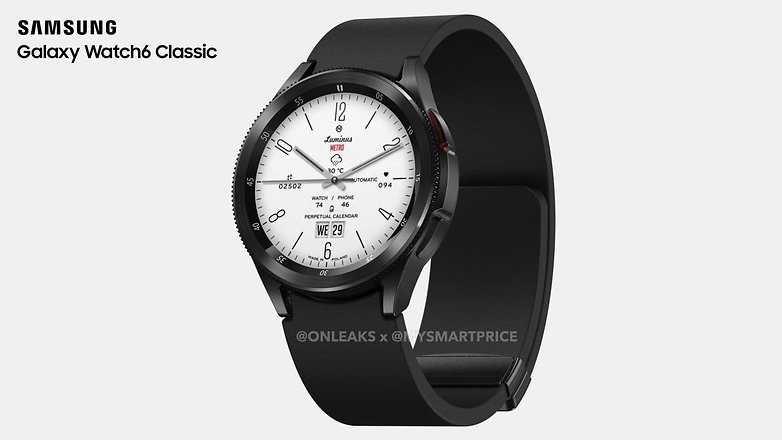 Samsung возвращает вращающийся безель на Galaxy Watch 6 Classic. / © onLeaks