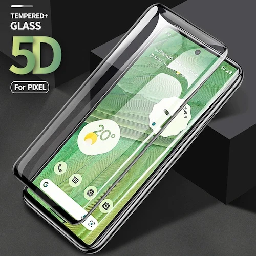 Закаленное защитное стекло 5D для экрана Google Pixel 7A