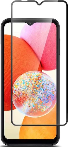 Полноэкранное защитное стекло на телефон Samsung Galaxy A14