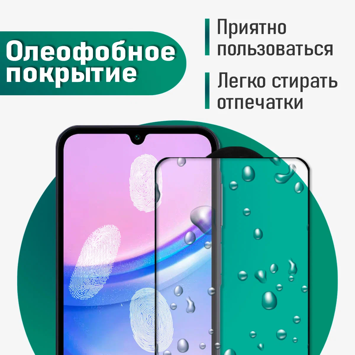 Защитное стекло на Samsung Galaxy A55