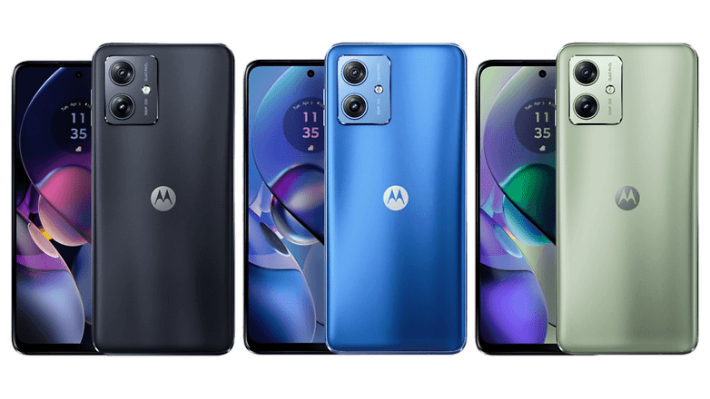 Moto G54 или Moto G 2024 от Motorola имеют изогнутую заднюю панель и более высокое разрешение экрана. / © X/u/evleaks
