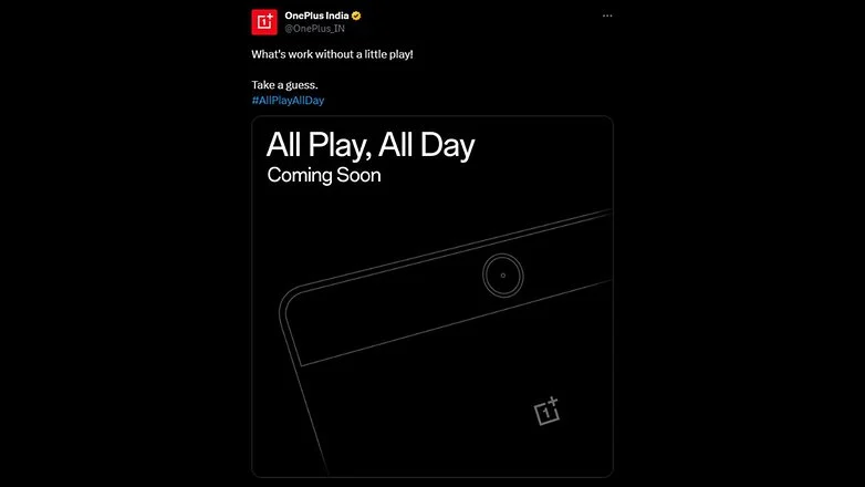 OnePlus представляет новый Android-планшет, который, возможно, будет называться OnePlus Pad Go. / © OnePlus India.