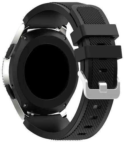 Силиконовый ремешок Twill Texture для часов Samsung Galaxy Watch 46 мм