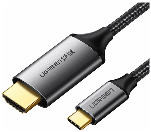 9. Кабель UGreen USB-C — HDMI — лучший кабель USB-C — HDMI 2.0 для подключения монитора ПК с разрешением до 4K