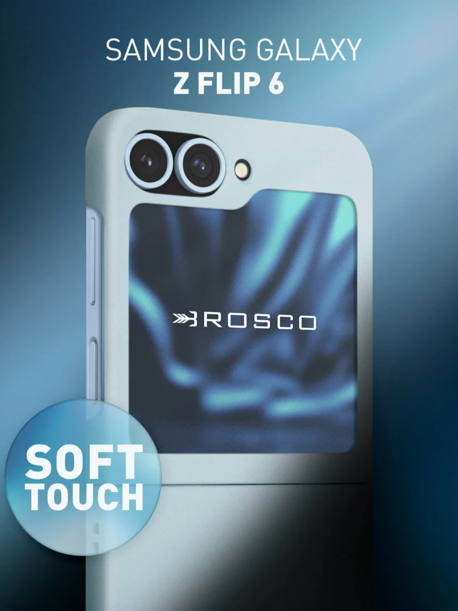 Пластиковый чехол Rosco на Samsung Galaxy Z Flip 6 