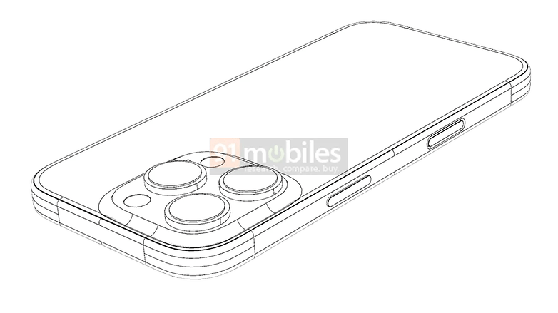 Схема Apple iPhone 16 Pro с новой кнопкой «Съемка» / © 91Mobile

