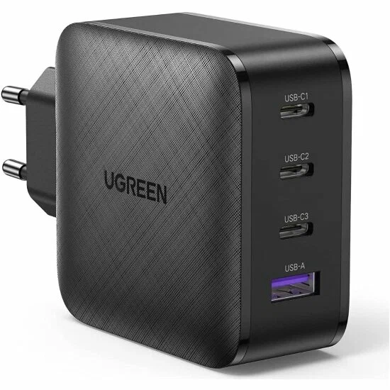 Ugreen USB-A + 3xUSB-C 65 Вт GaN Tech Fast